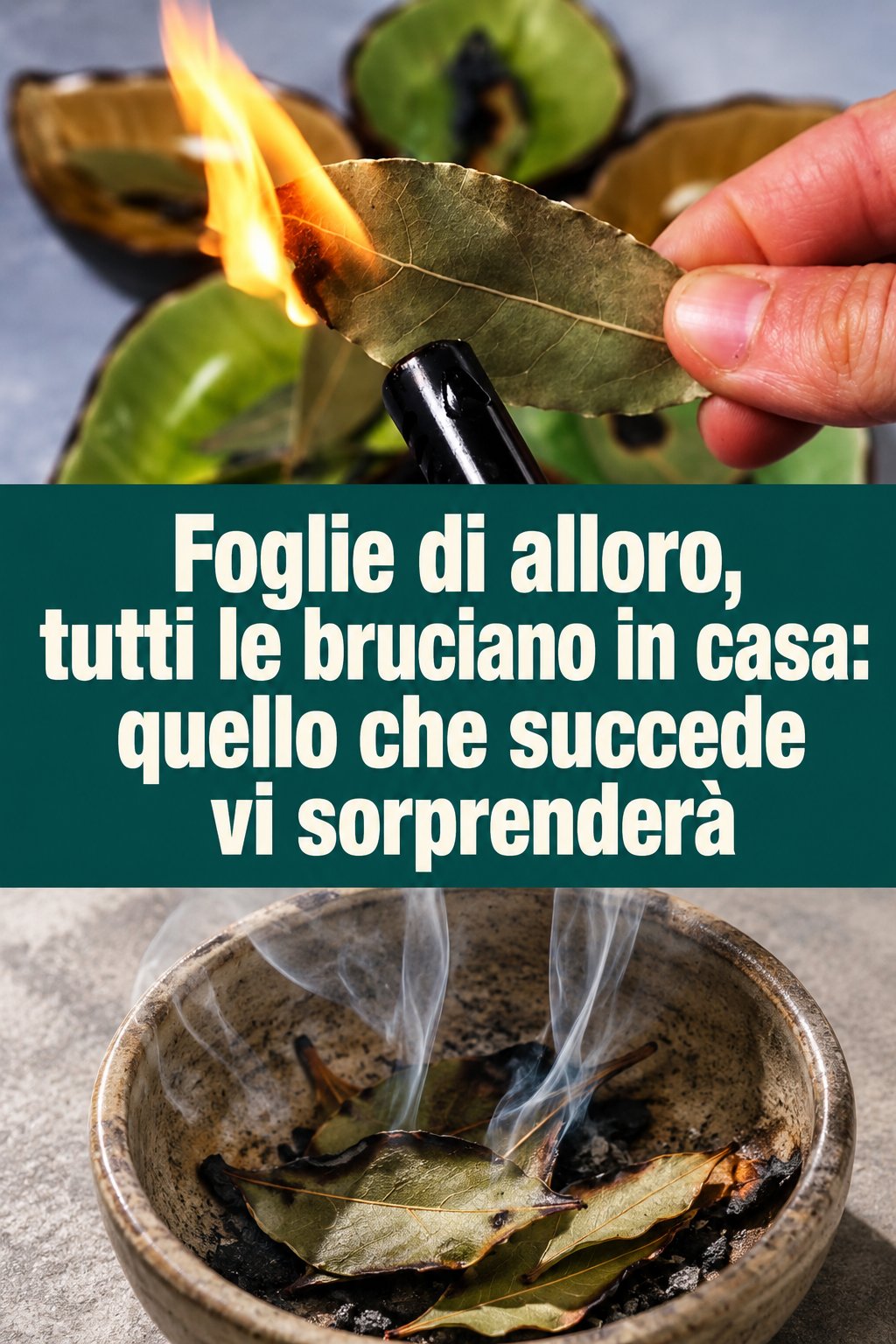 Foglie di alloro, tutti le bruciano in casa: quello che succede vi sorprenderà