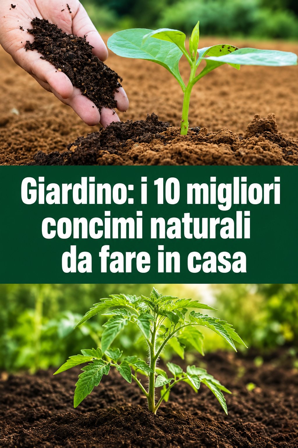 Giardino: i 10 migliori concimi naturali da fare in casa