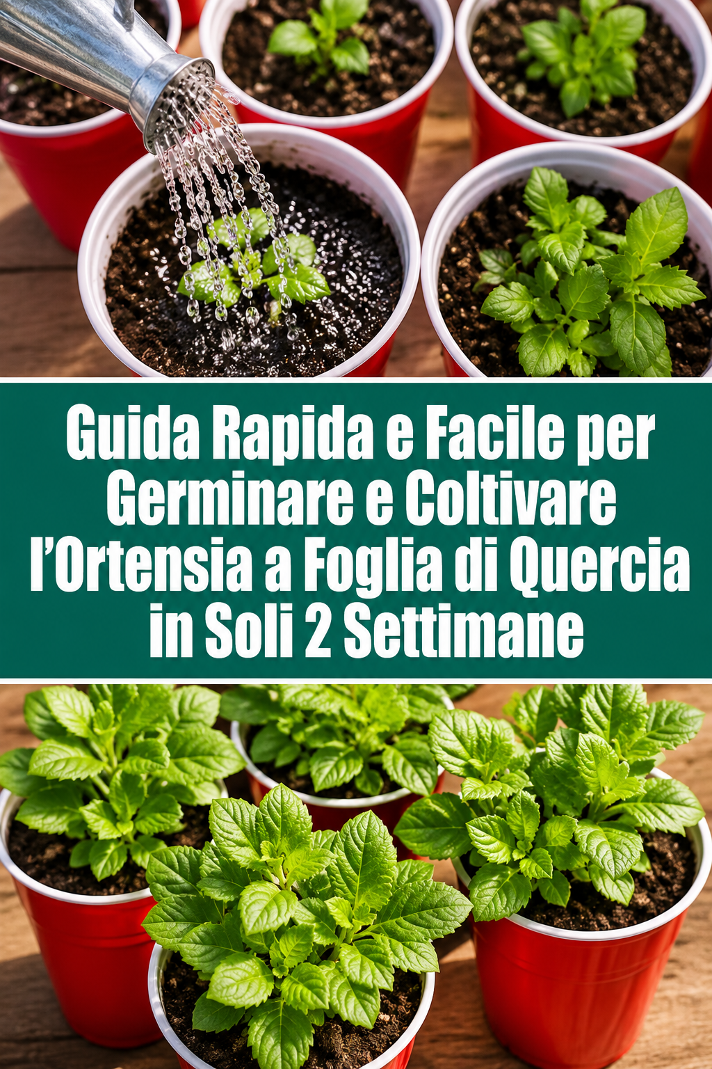 Guida Rapida e Facile per Germinare e Coltivare l’Ortensia a Foglia di Quercia in Soli 2 Settimane