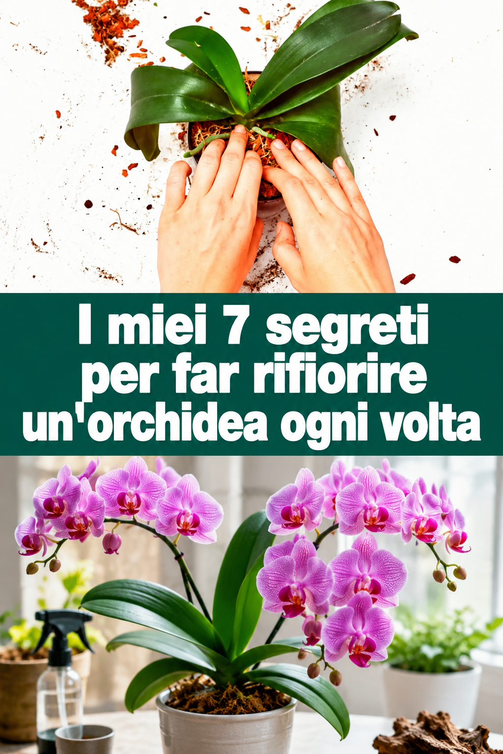 I miei 7 segreti per far rifiorire un’orchidea ogni volta