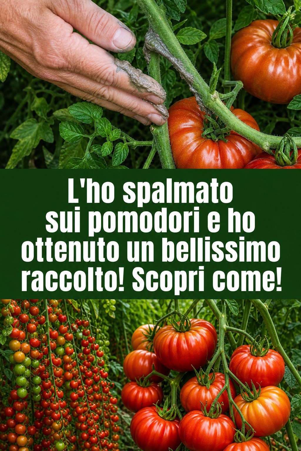 L’ho spalmato sui pomodori e ho ottenuto un bellissimo raccolto! Scopri come!