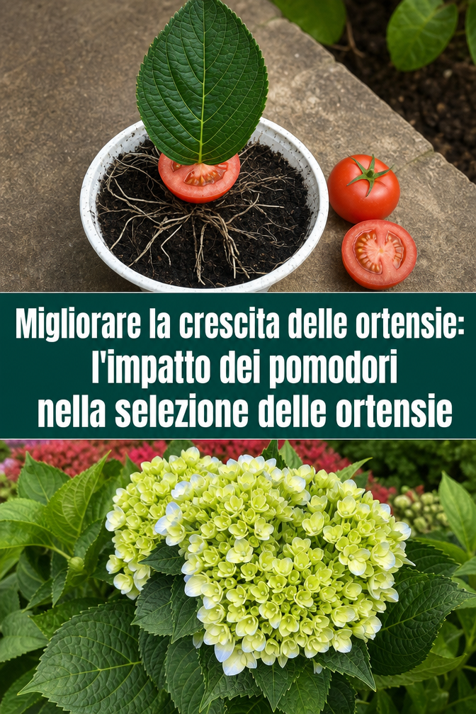 Migliorare la crescita delle ortensie: l’impatto dei pomodori nella selezione delle ortensie