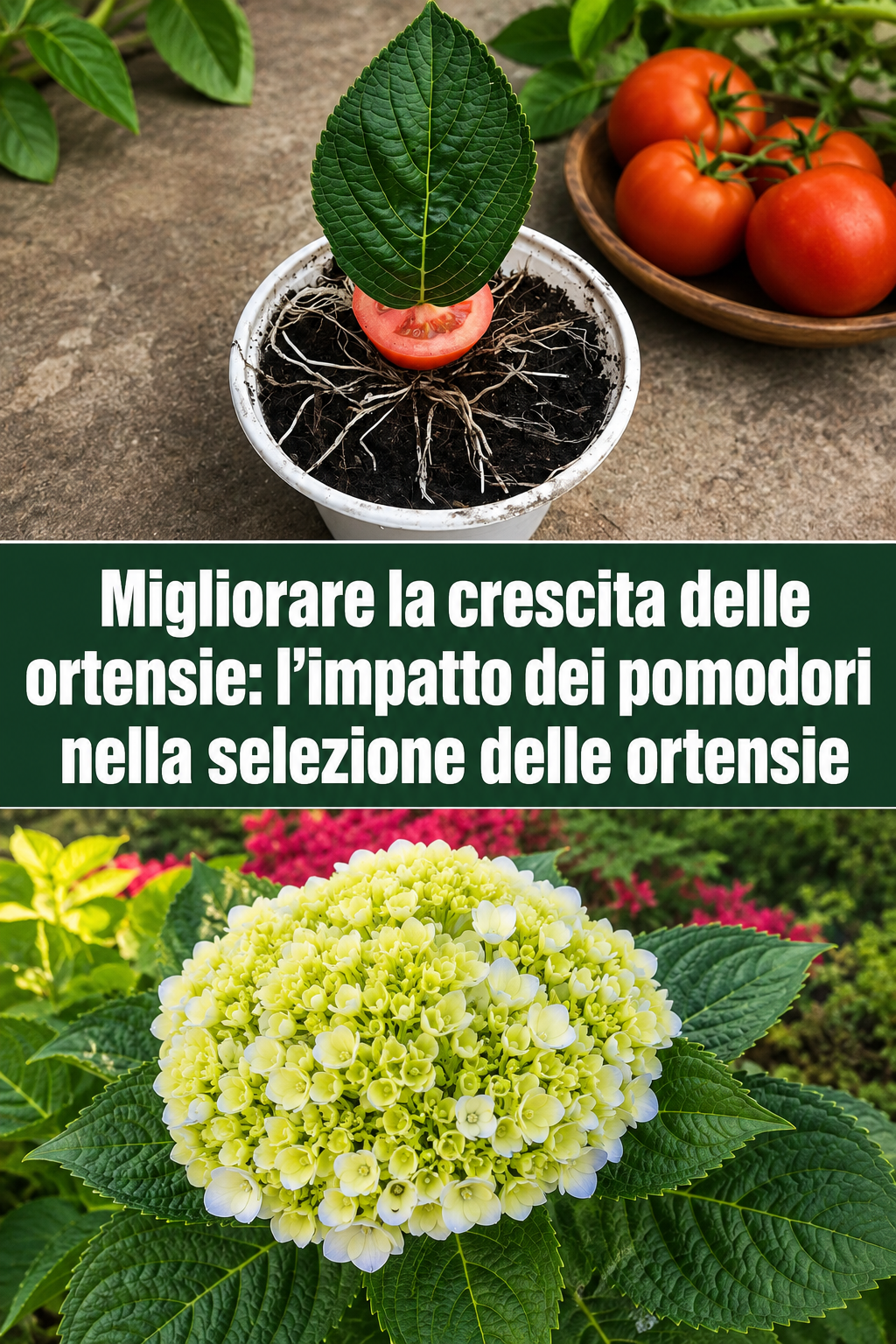 Migliorare la crescita delle ortensie: l’impatto dei pomodori nella selezione delle ortensie