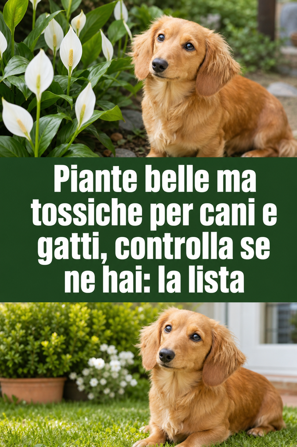 Piante belle ma tossiche per cani e gatti, controlla se ne hai: la lista