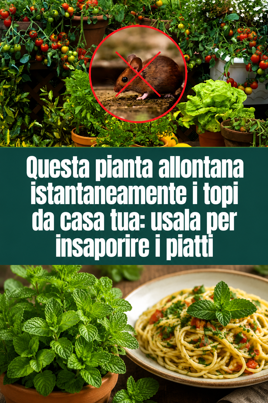 Questa pianta allontana istantaneamente i topi da casa tua: usala per insaporire i piatti