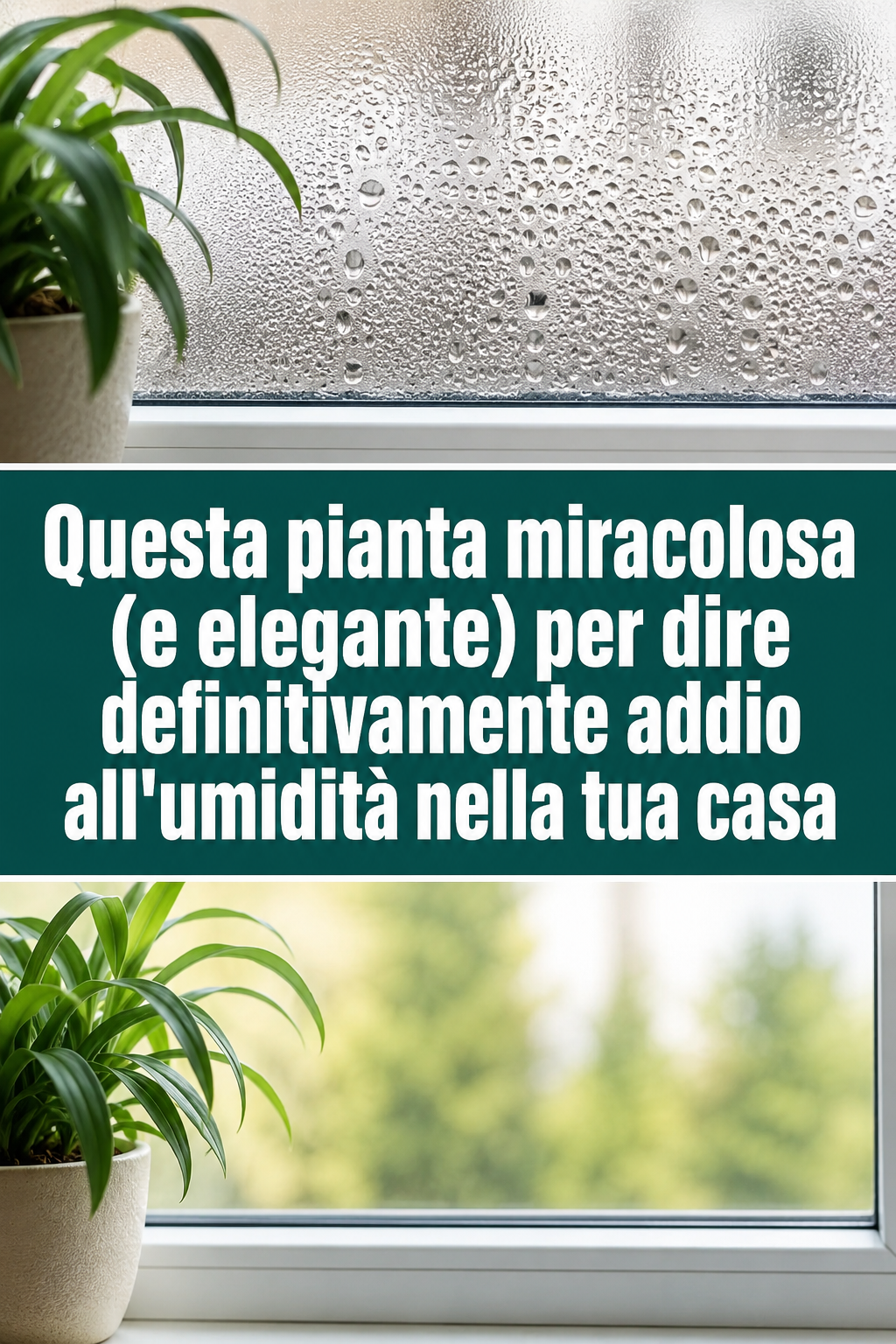 Questa pianta miracolosa (e elegante) per dire definitivamente addio all’umidità nella tua casa