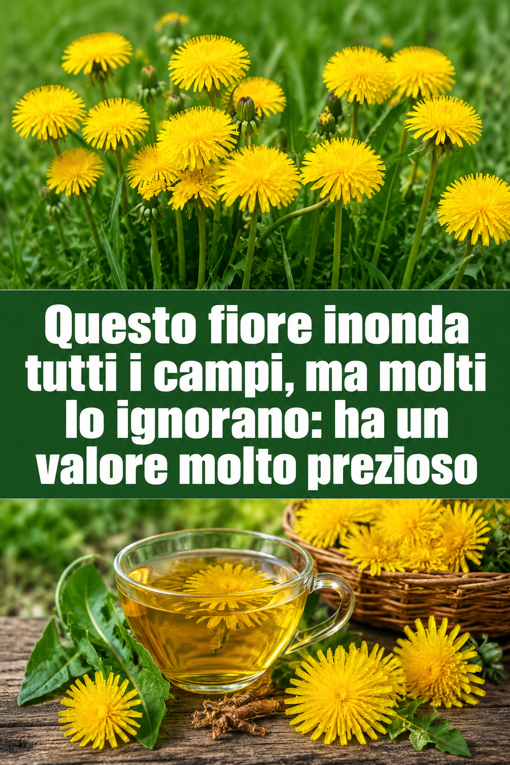 Questo fiore inonda tutti i campi, ma molti lo ignorano: ha un valore molto prezioso