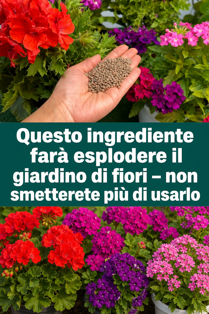 Questo ingrediente farà esplodere il giardino di fiori – non smetterete più di usarlo