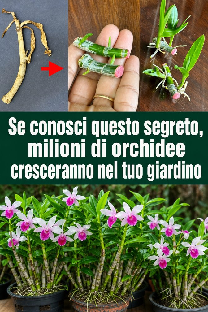 Se conosci questo segreto, milioni di orchidee cresceranno nel tuo giardino