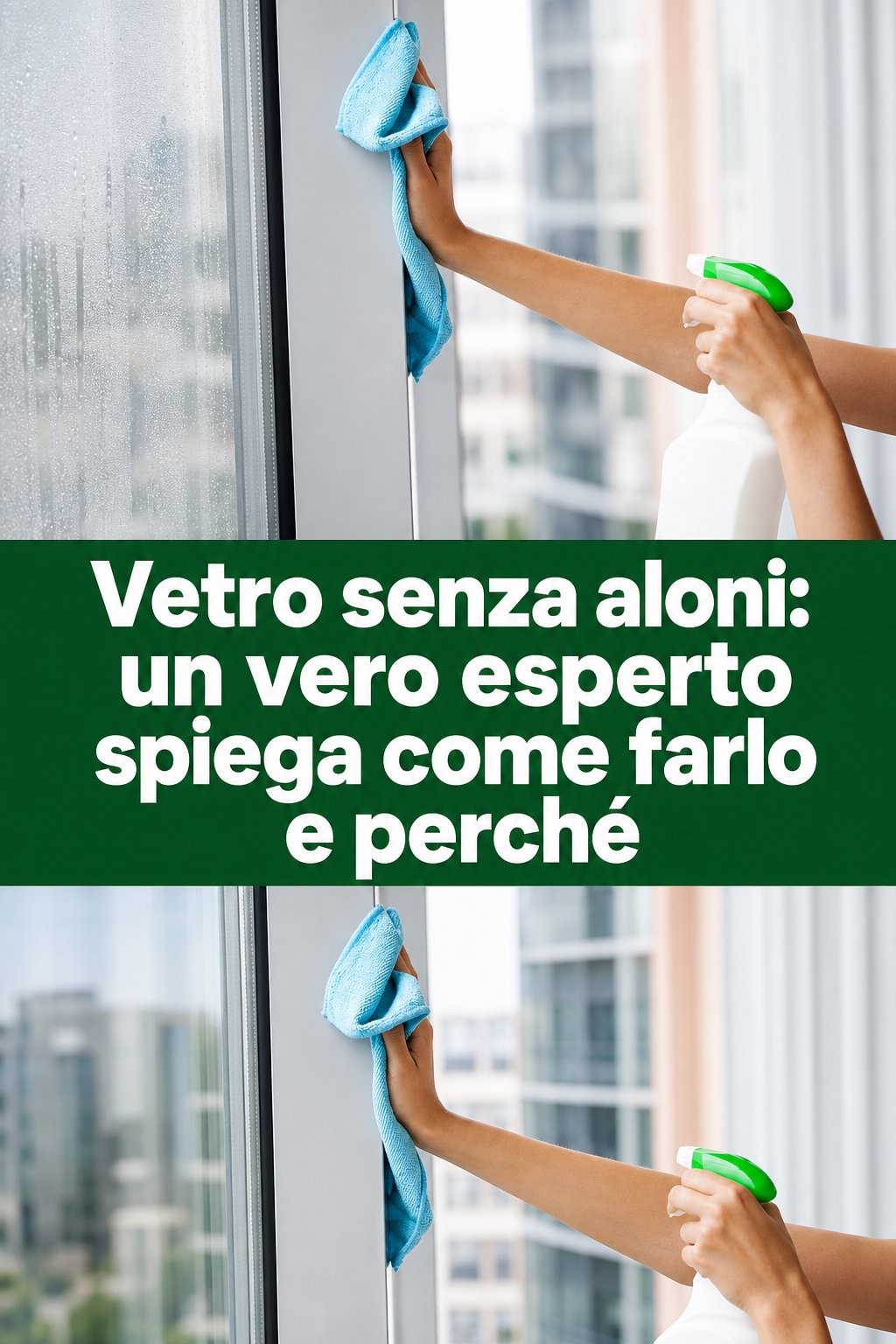 Vetro senza aloni: un vero esperto spiega come farlo e perché