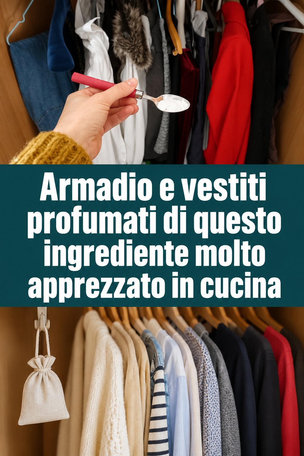 Armadio e vestiti profumati di questo ingrediente molto apprezzato in cucina