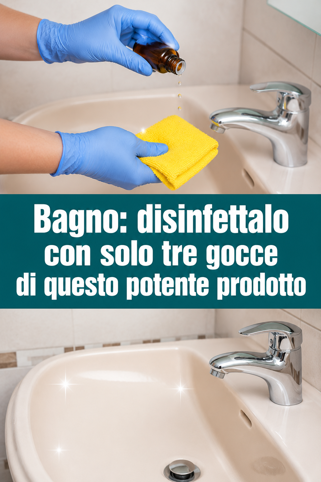Bagno: disinfettalo con solo tre gocce di questo potente prodotto