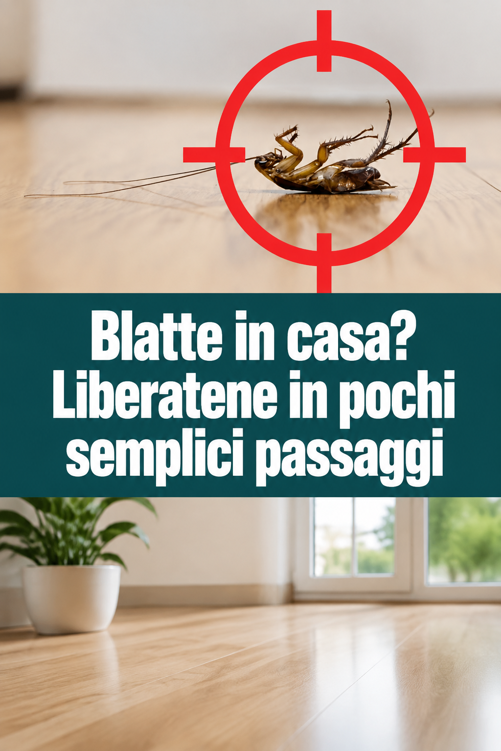 Blatte in casa? Liberatene in pochi semplici passaggi