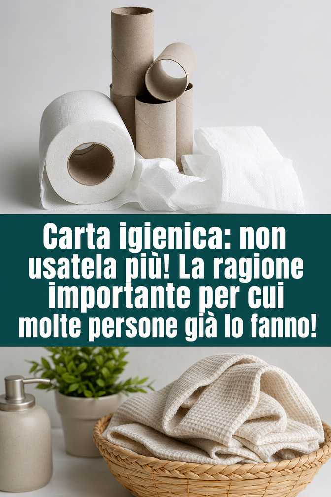 Carta igienica: non usatela più! La ragione importante per cui molte persone già lo fanno!