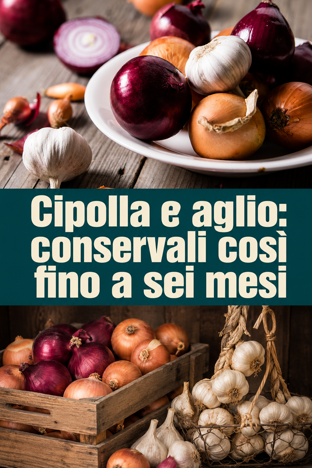 Cipolla e aglio: conservali così fino a sei mesi
