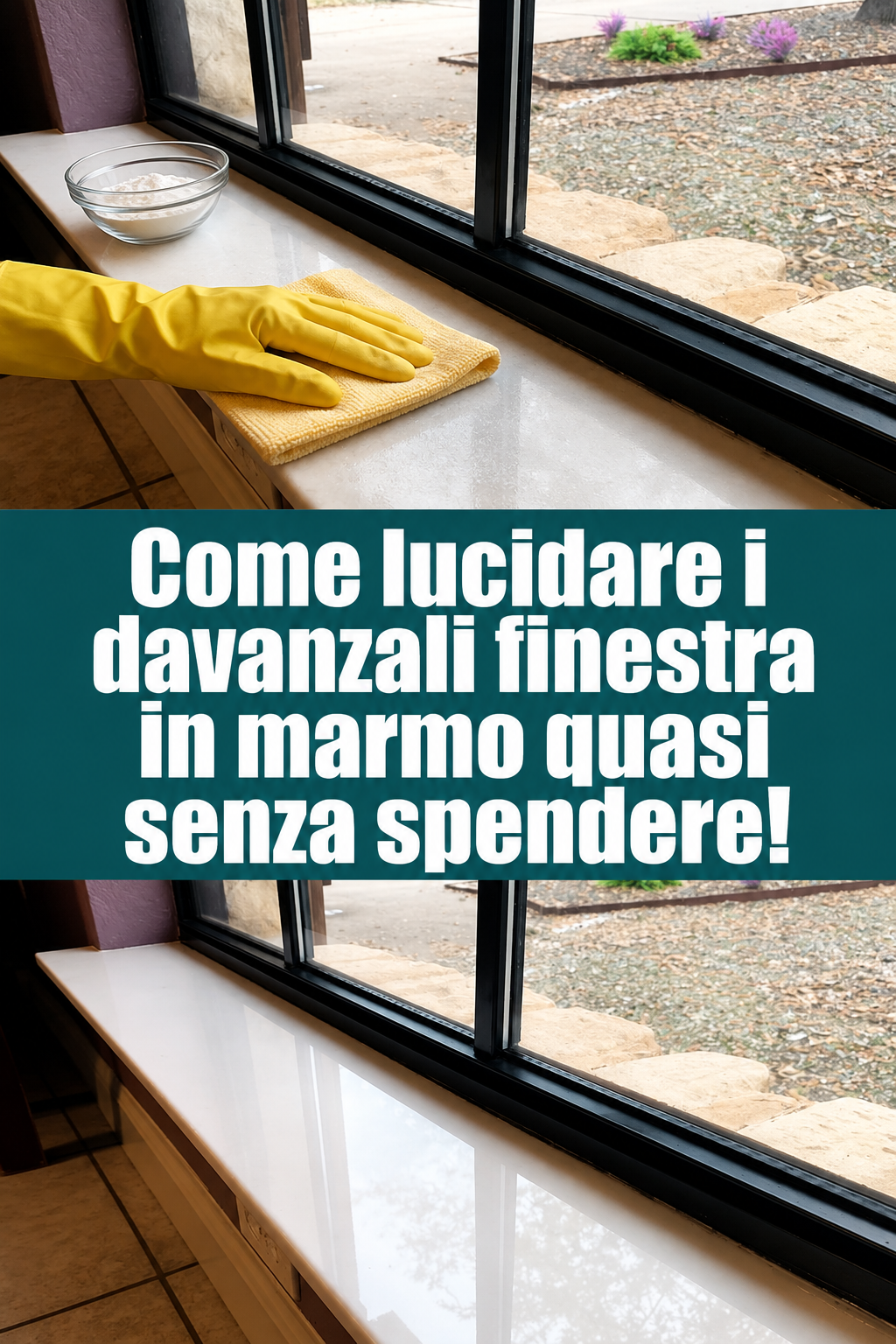 Come lucidare i davanzali finestra in marmo quasi senza spendere!