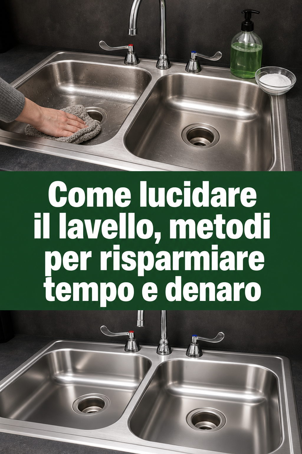Come lucidare il lavello, metodi per risparmiare tempo e denaro