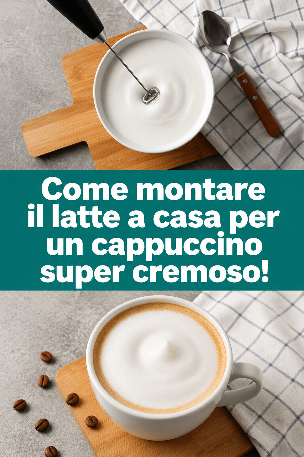 Come montare il latte a casa per un cappuccino super cremoso!