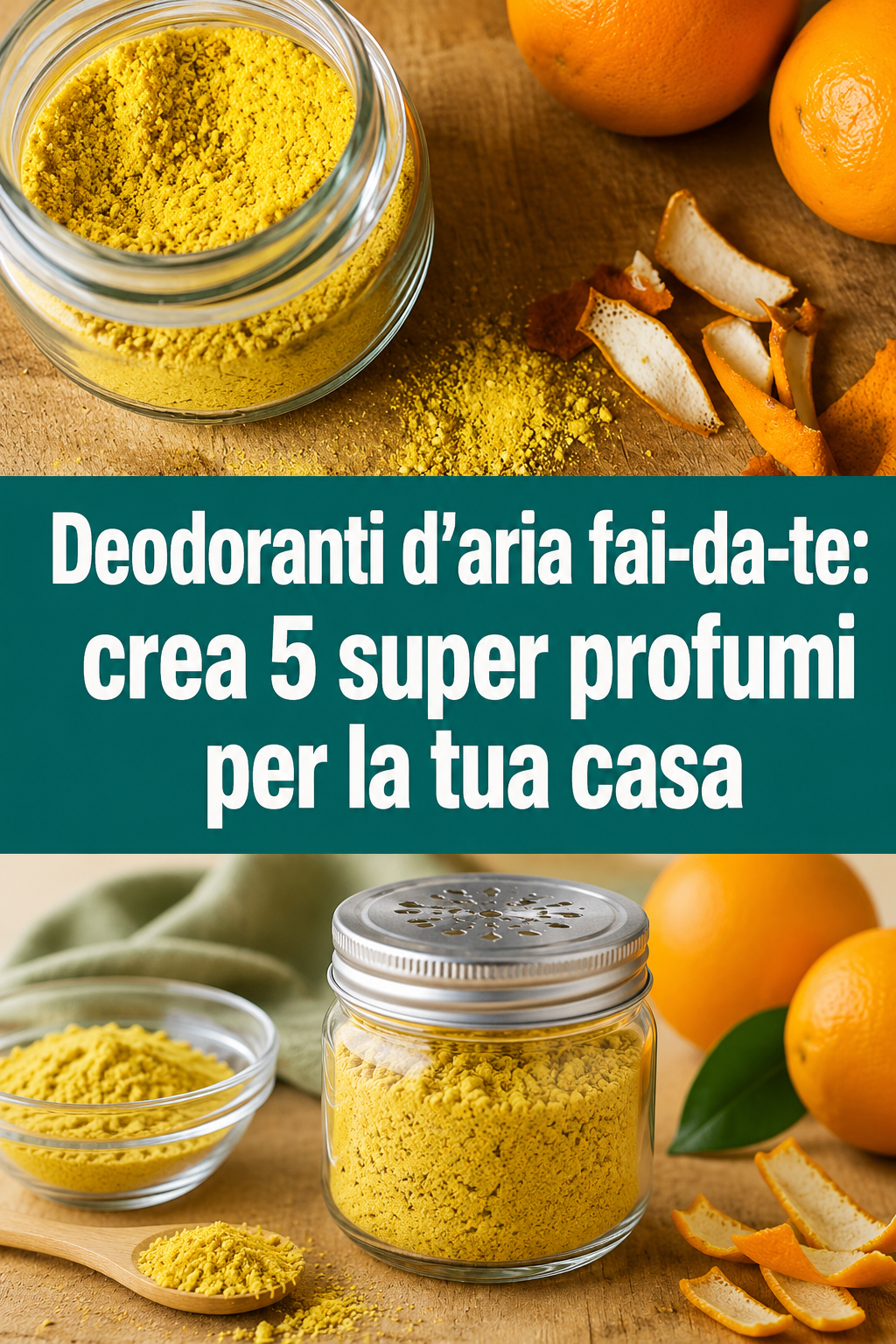 Deodoranti d’aria fai-da-te: crea 5 super profumi per la tua casa