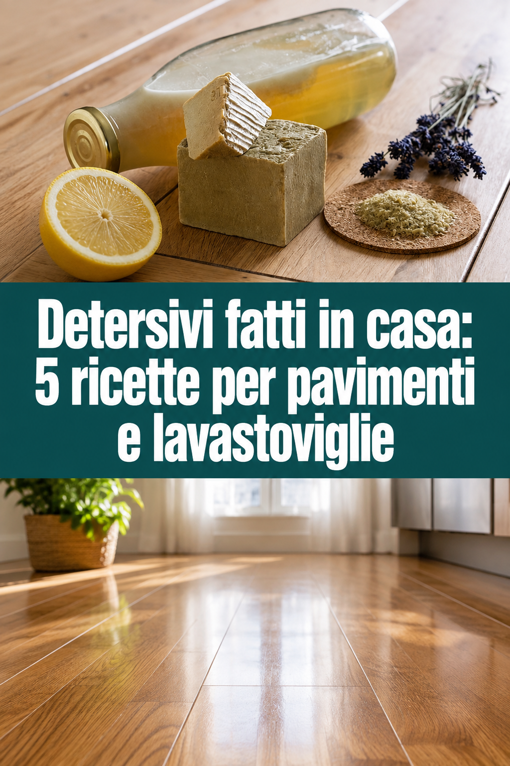Detersivi fatti in casa: 5 ricette per pavimenti e lavastoviglie