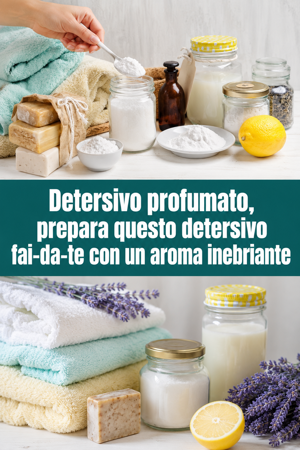 Detersivo profumato, prepara questo detersivo fai-da-te con un aroma inebriante