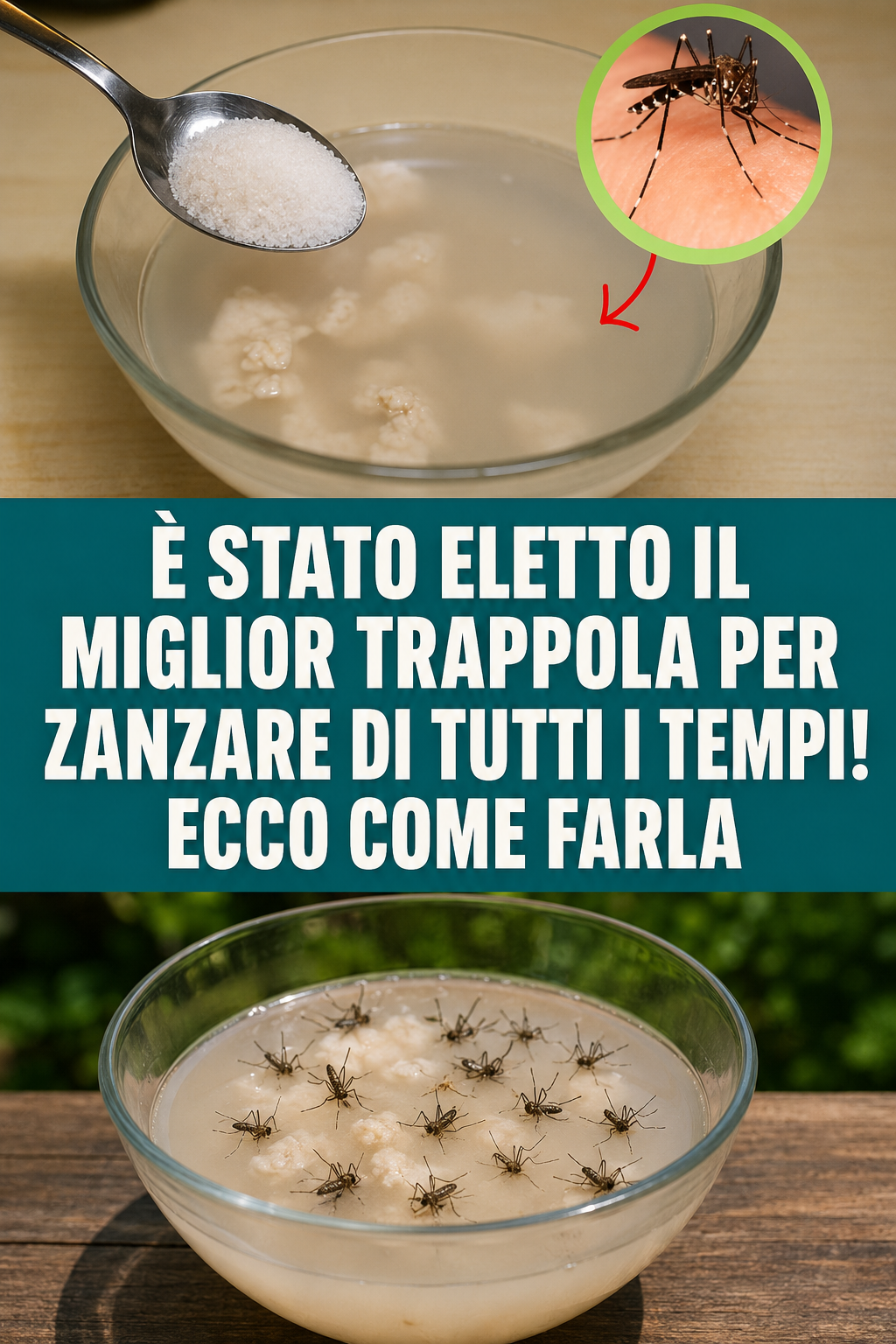 È stato eletto il miglior trappola per zanzare di tutti i tempi! Ecco come farla