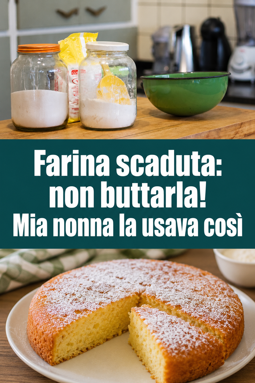 Farina scaduta: non buttarla! Mia nonna la usava così