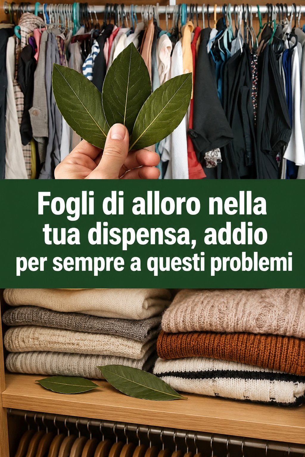 Fogli di alloro nella tua dispensa, addio per sempre a questi problemi