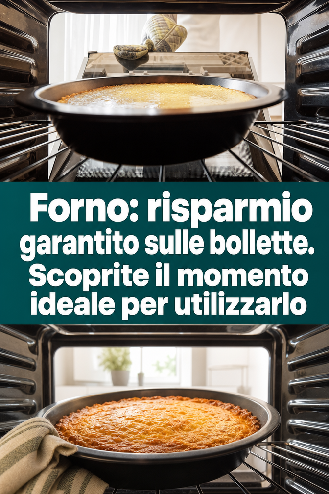 Forno: risparmio garantito sulle bollette. Scoprite il momento ideale per utilizzarlo
