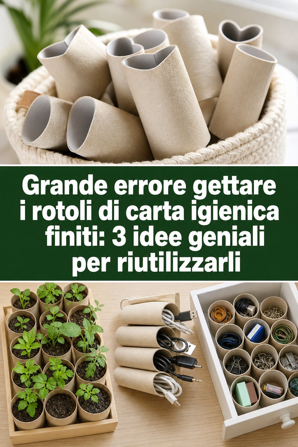 Grande errore gettare i rotoli di carta igienica finiti: 3 idee geniali per riutilizzarli