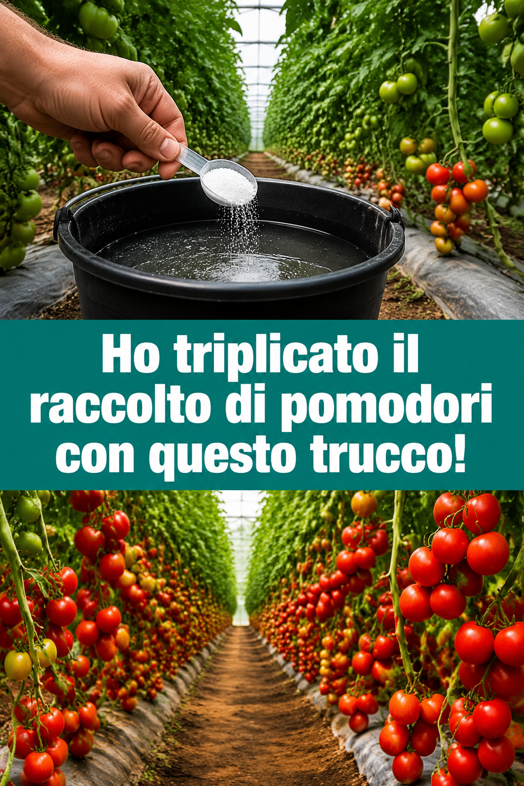 Ho triplicato il raccolto di pomodori con questo trucco!