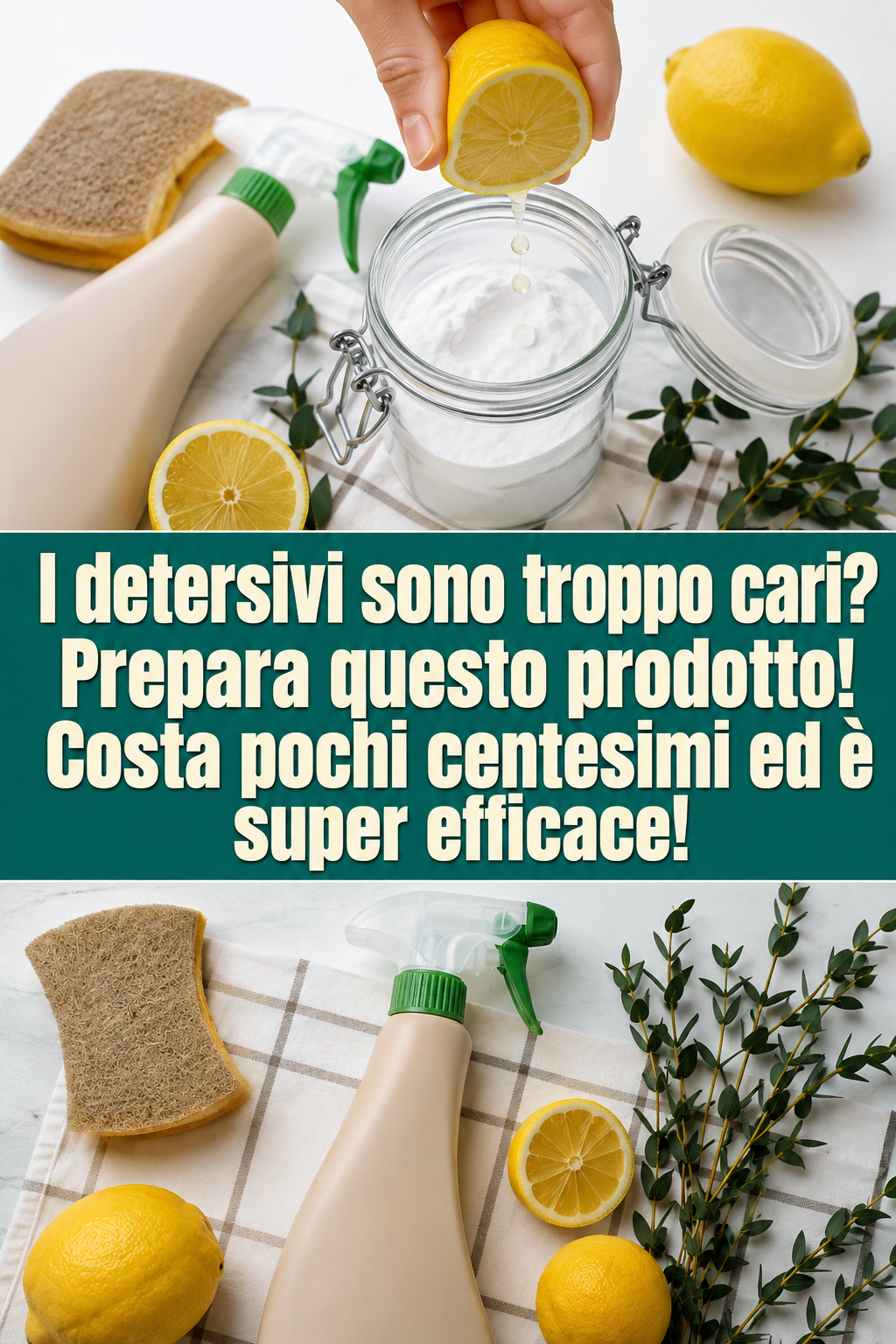 I detersivi sono troppo cari? Prepara questo prodotto! Costa pochi centesimi ed è super efficace!