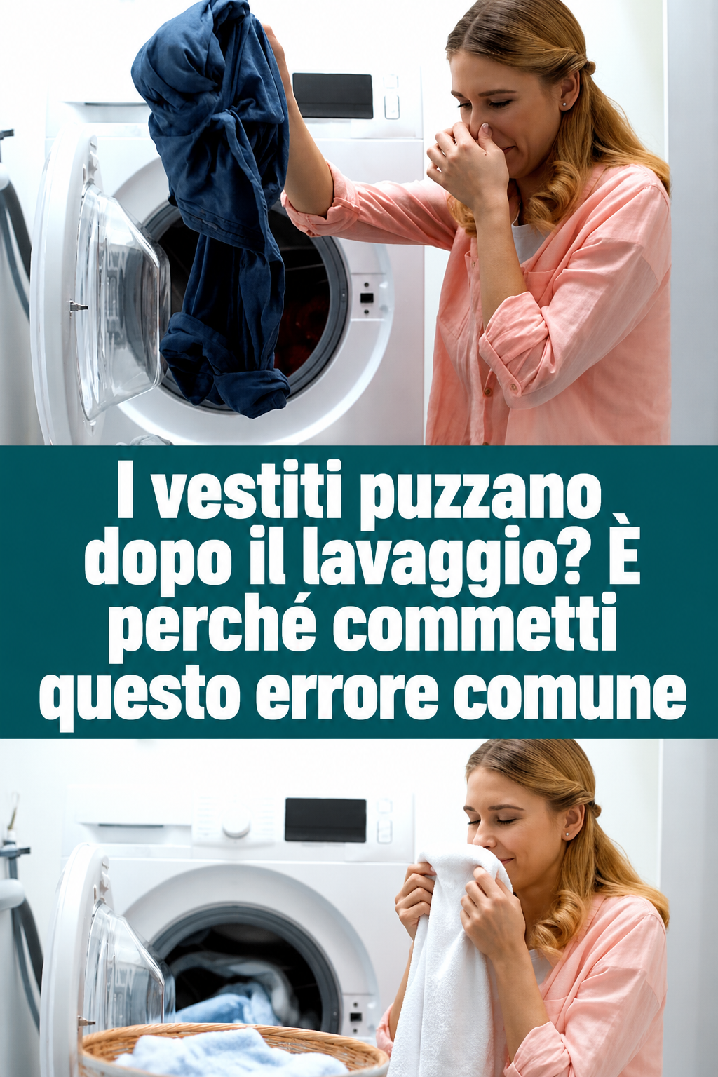I vestiti puzzano dopo il lavaggio? È perché commetti questo errore comune