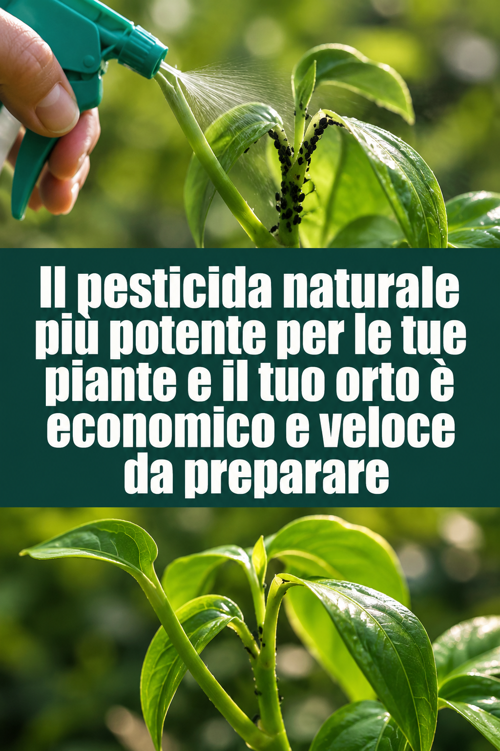 Il pesticida naturale più potente per le tue piante e il tuo orto è economico e veloce da preparare