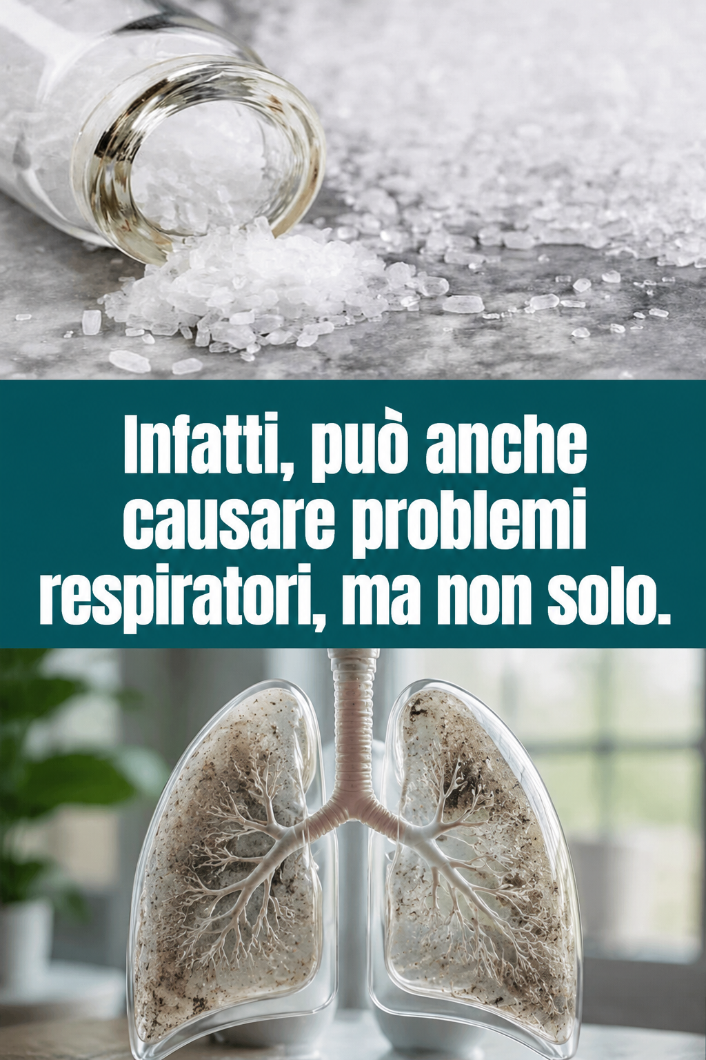 Infatti, può anche causare problemi respiratori, ma non solo.