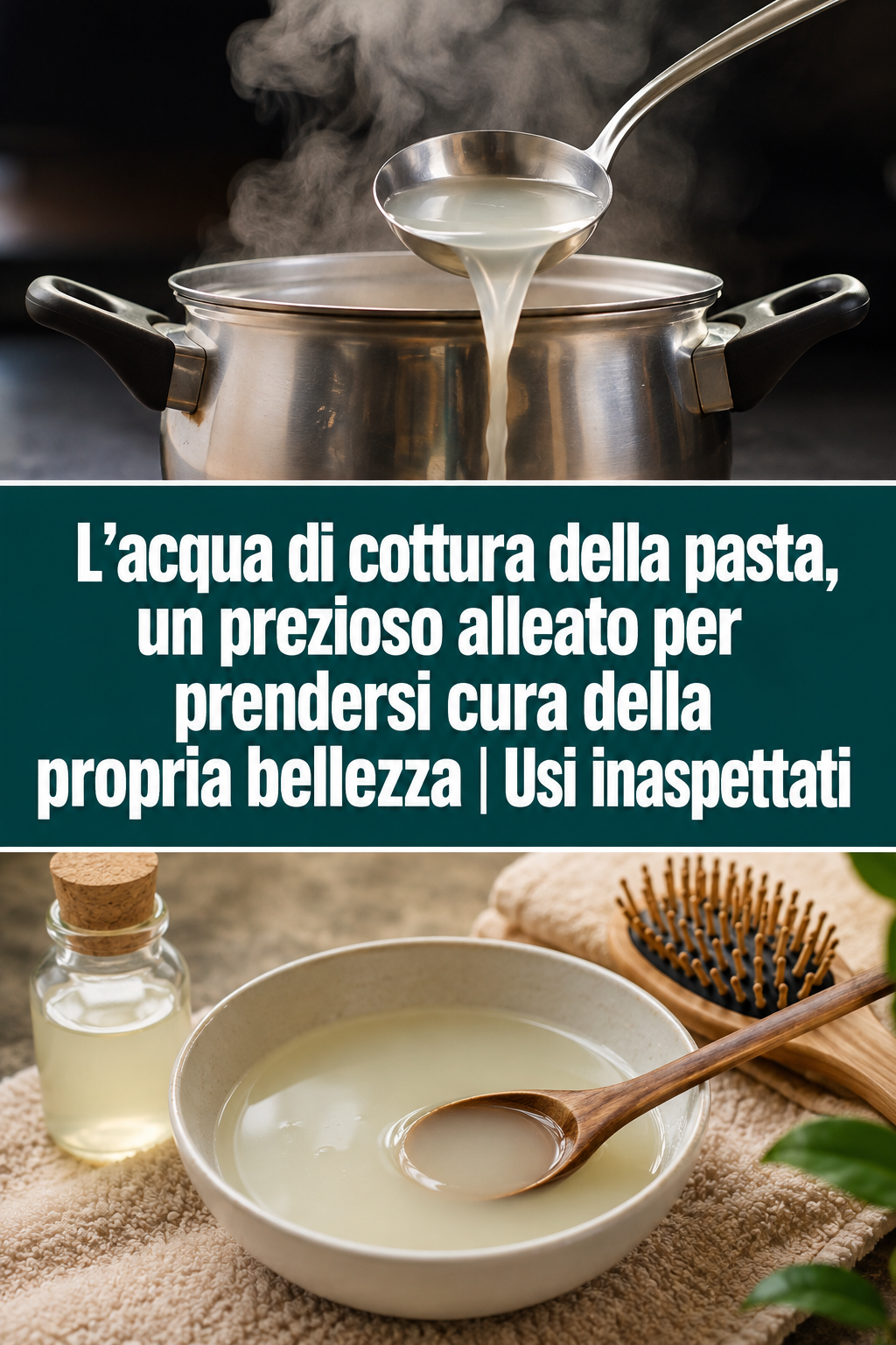 L’acqua di cottura della pasta, un prezioso alleato per prendersi cura della propria bellezza | Usi inaspettati