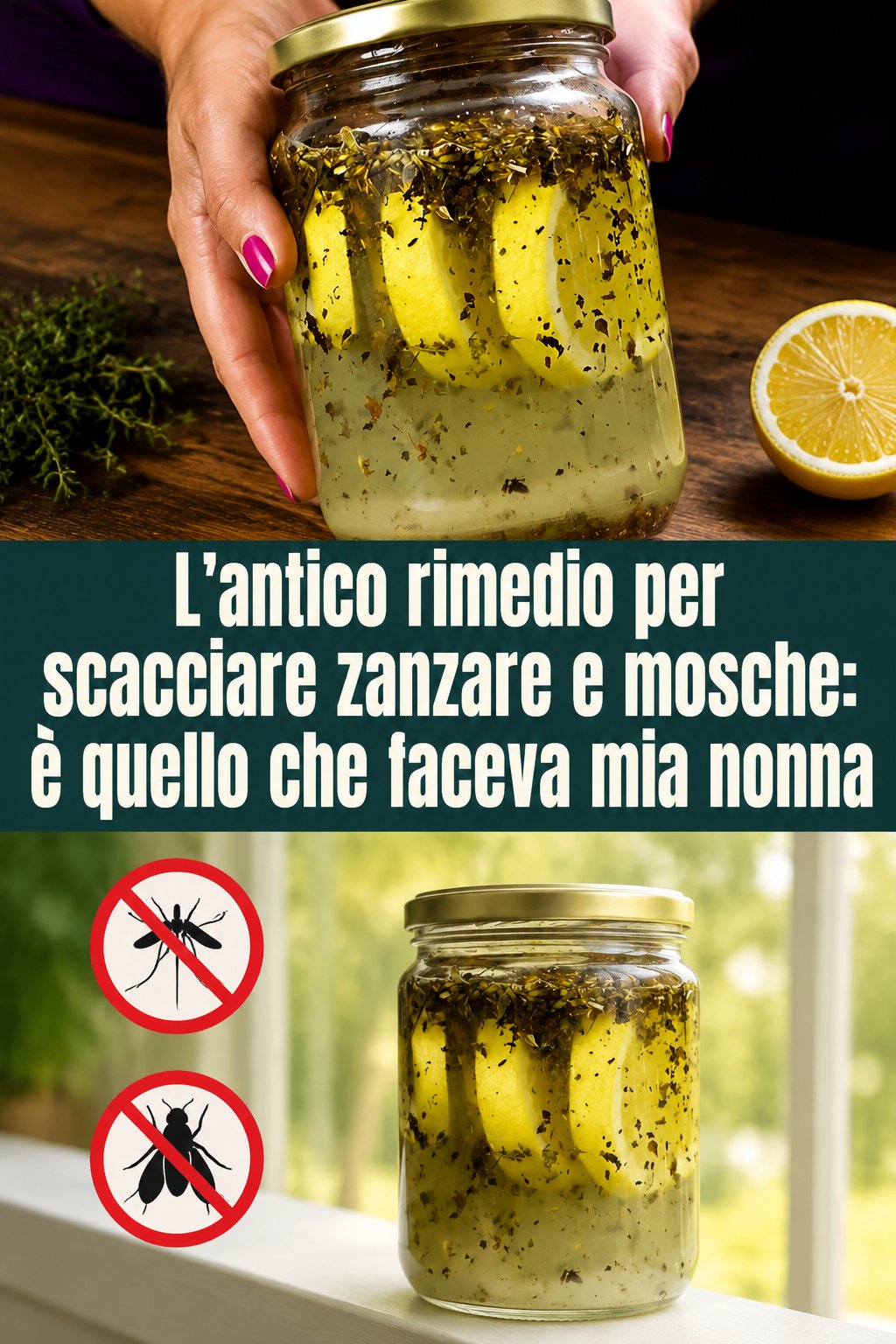 L’antico rimedio per scacciare zanzare e mosche: è quello che faceva mia nonna