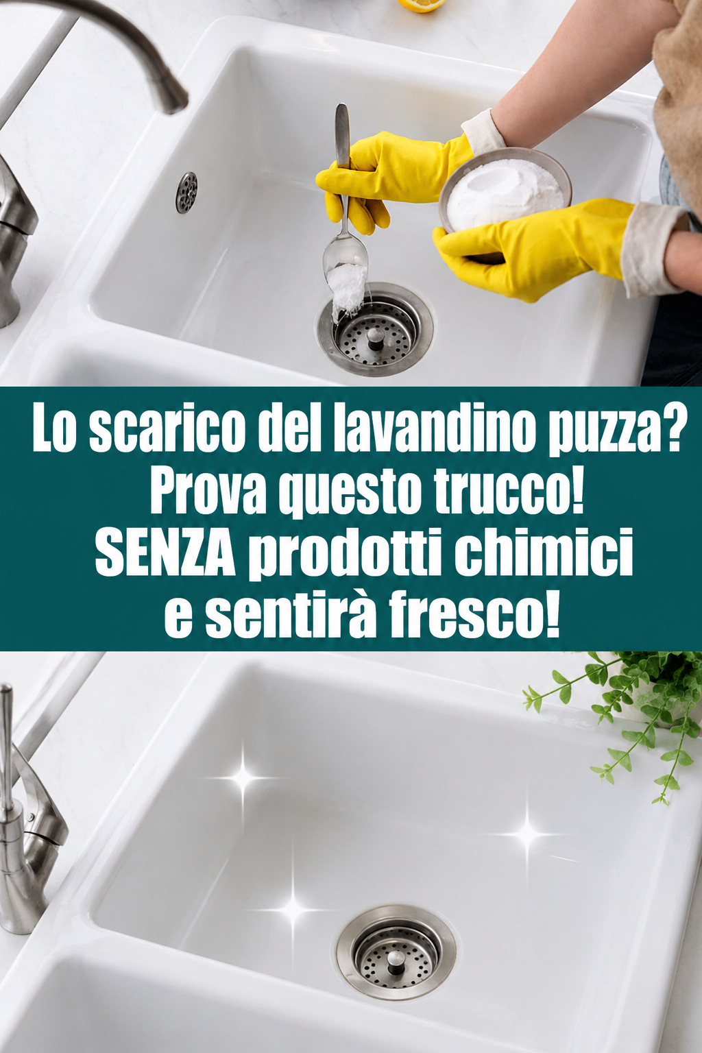Lo scarico del lavandino puzza? Prova questo trucco! SENZA prodotti chimici e sentirà fresco!