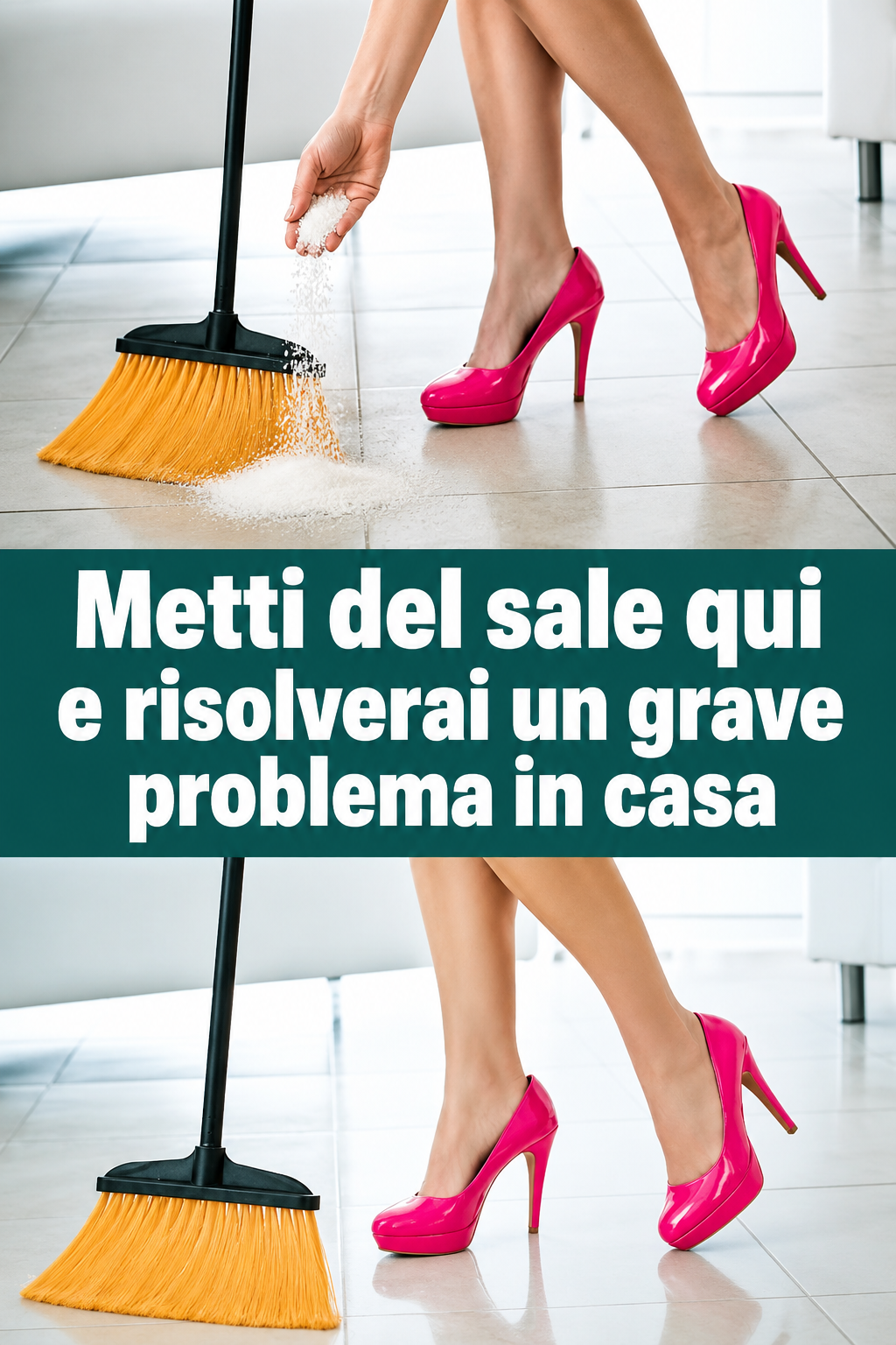 Metti del sale qui e risolverai un grave problema in casa