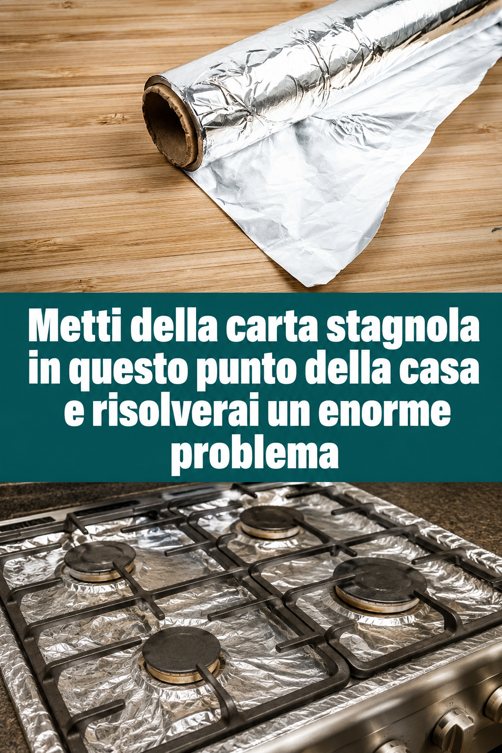 Metti della carta stagnola in questo punto della casa e risolverai un enorme problema