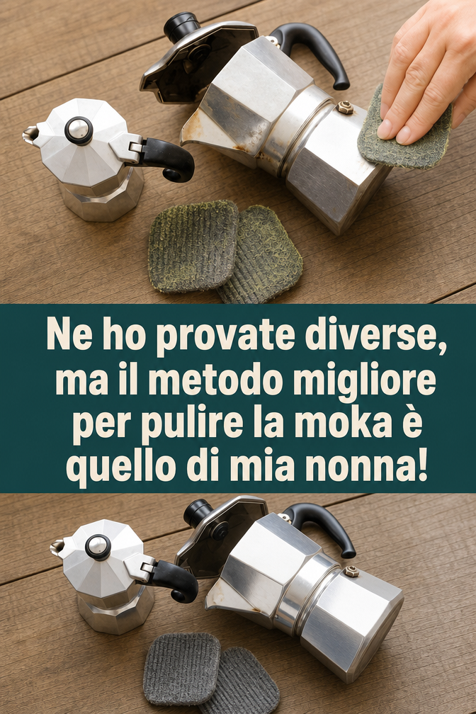 Ne ho provate diverse, ma il metodo migliore per pulire la moka è quello di mia nonna!