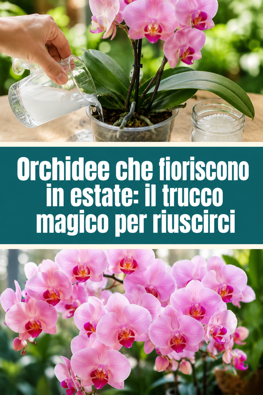 Orchidee che fioriscono in estate: il trucco magico per riuscirci