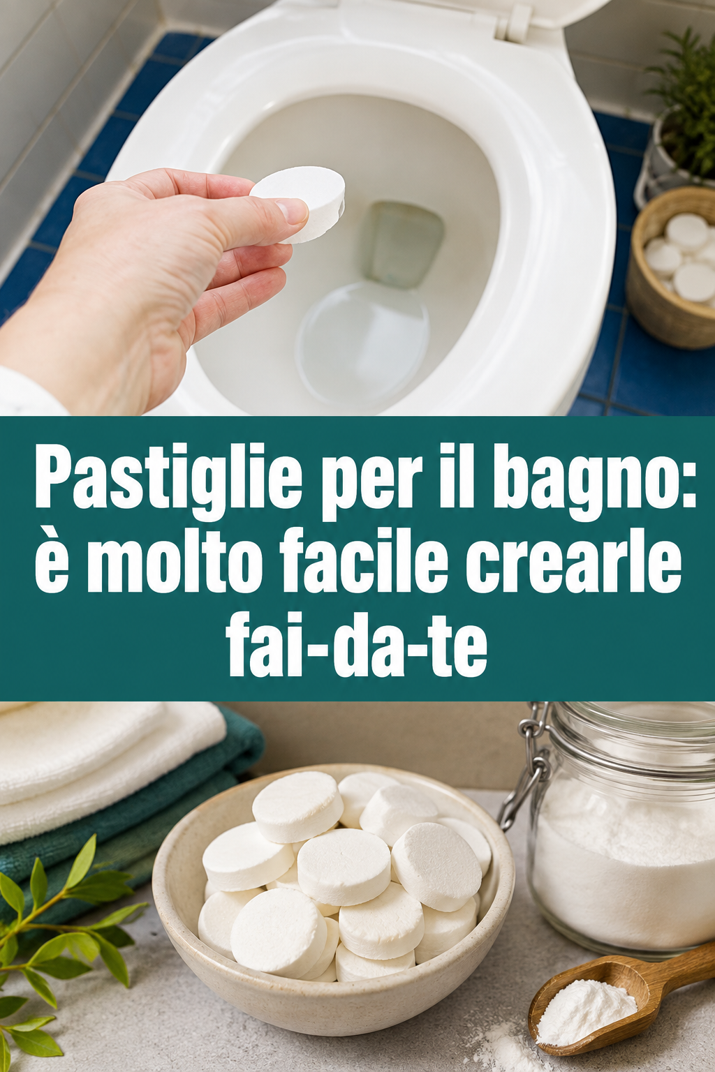 Pastiglie per il bagno: è molto facile crearle fai-da-te