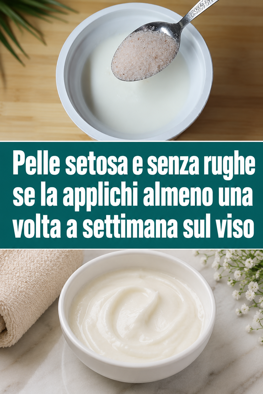 Pelle setosa e senza rughe se la applichi almeno una volta a settimana sul viso