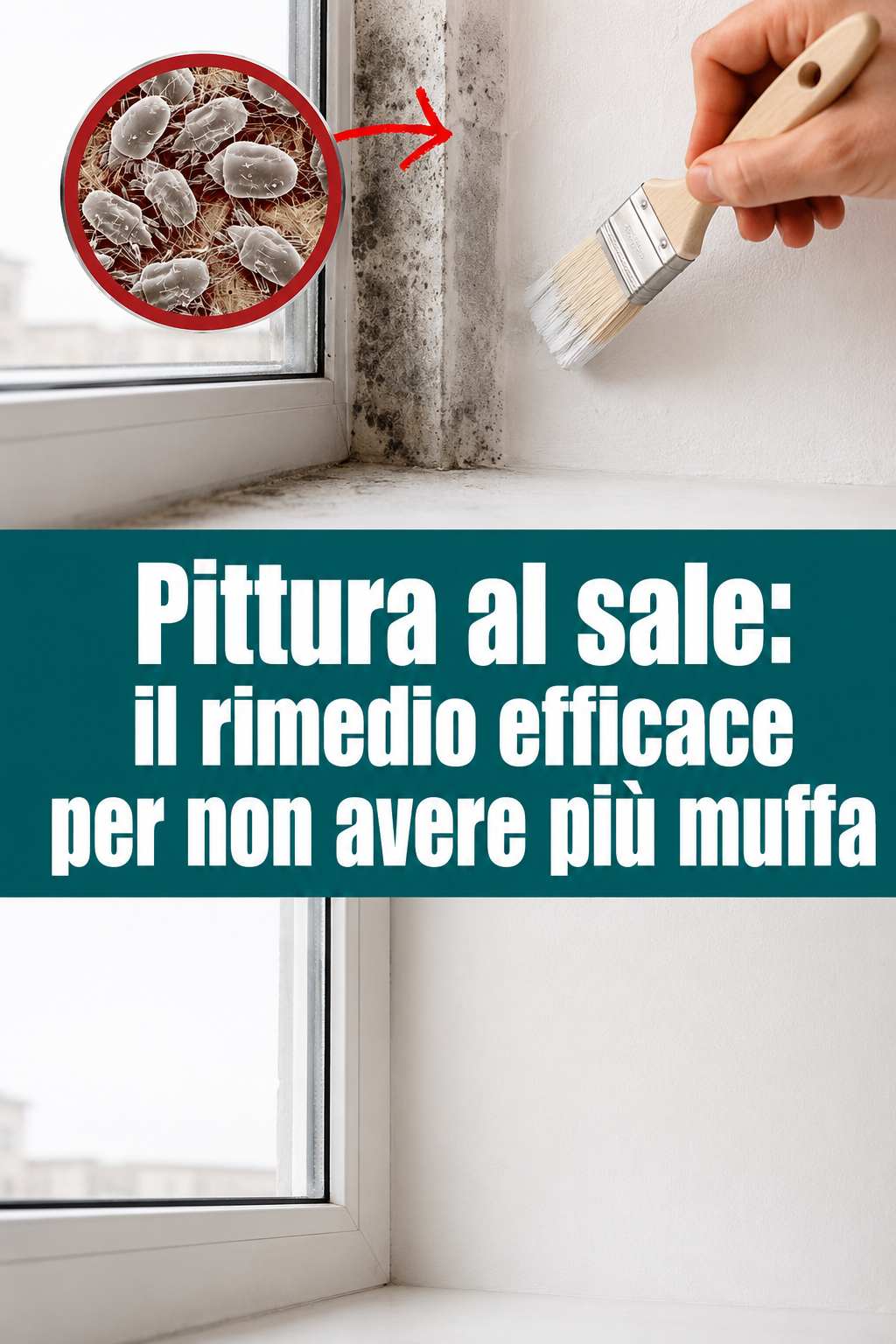 Pittura al sale: il rimedio efficace per non avere più muffa