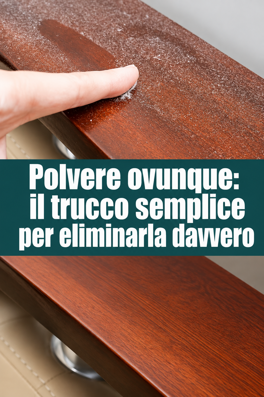 Polvere ovunque: il trucco semplice per eliminarla davvero
