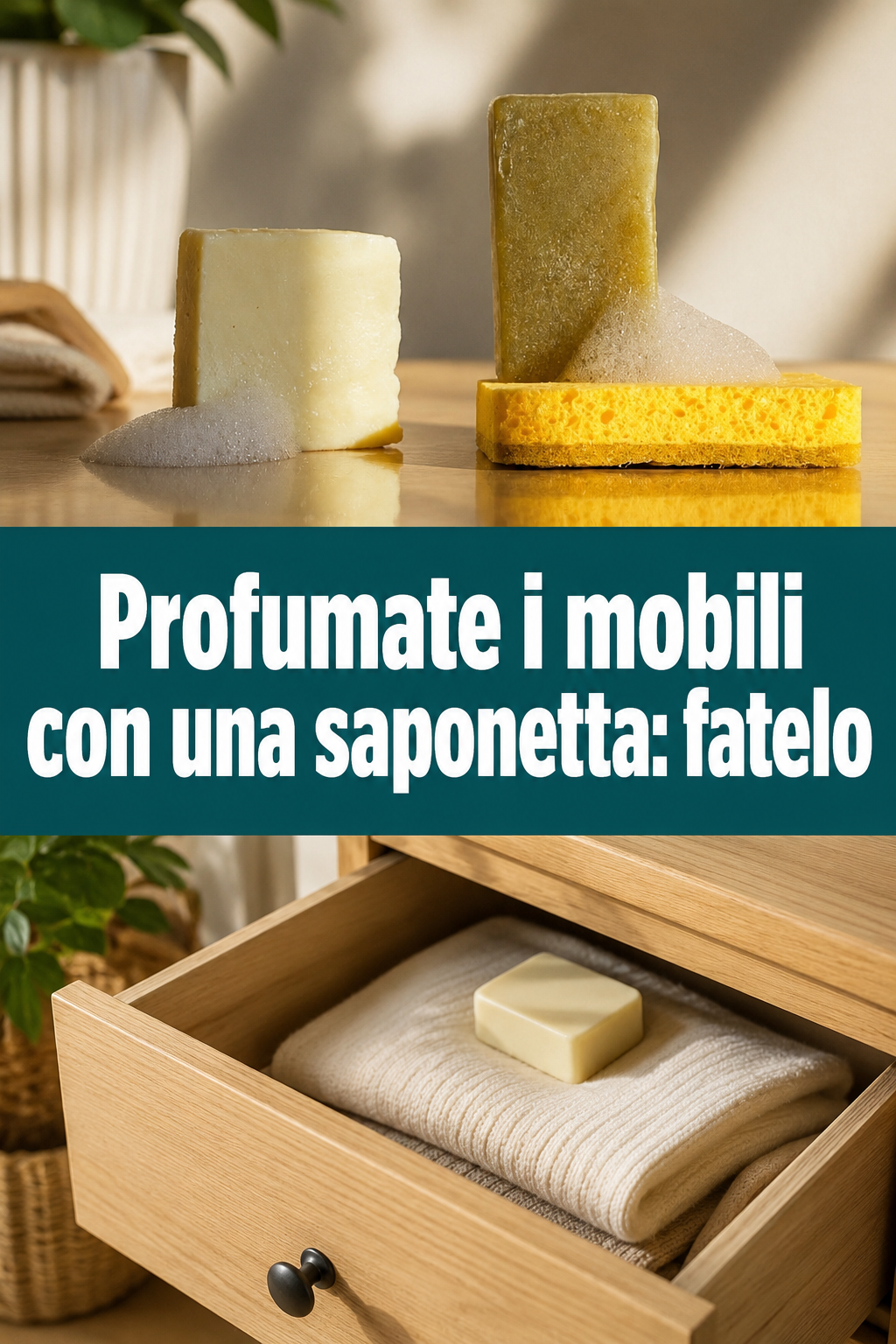 Profumate i mobili con una saponetta: fatelo