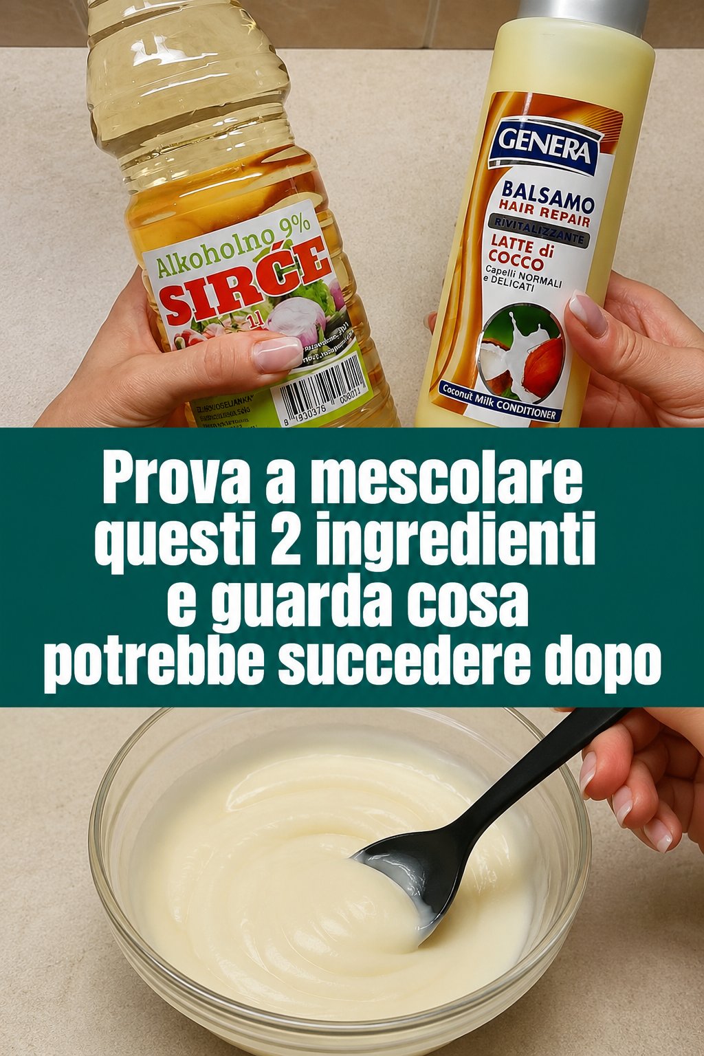 Prova a mescolare questi 2 ingredienti e guarda cosa potrebbe succedere dopo