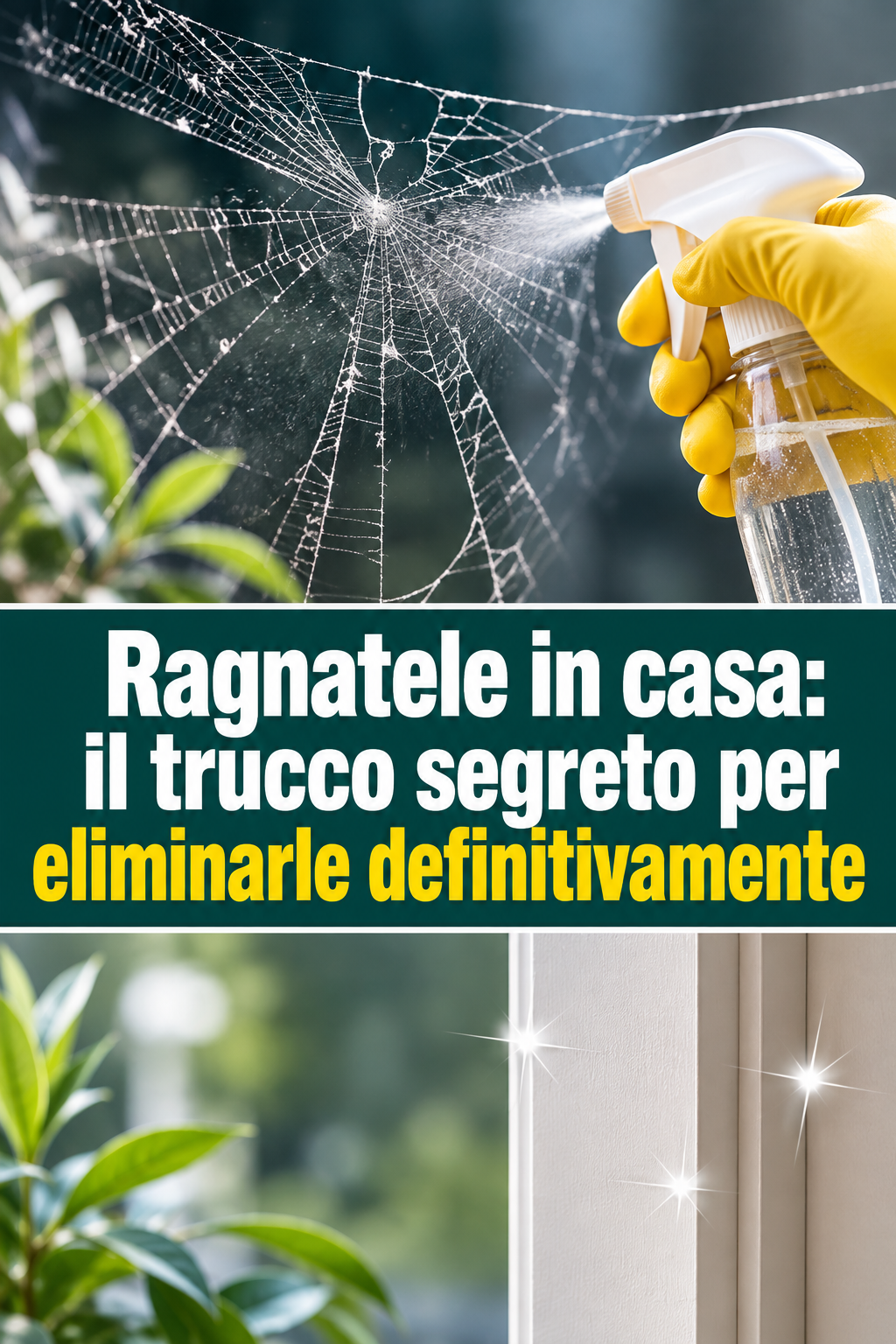 Ragnatele in casa: il trucco segreto per eliminarle definitivamente