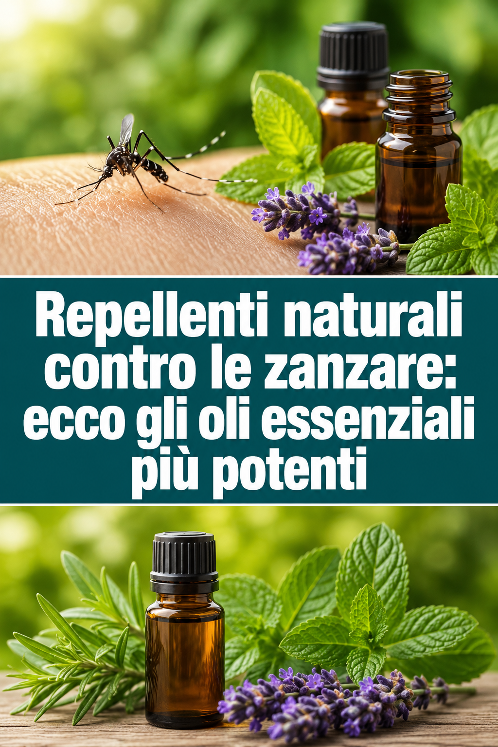 Repellenti naturali contro le zanzare: ecco gli oli essenziali più potenti